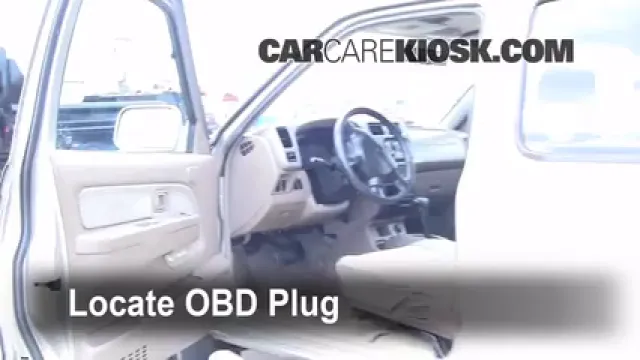 2001 Nissan Frontier SE 3.3L V6 Crew Cab Pickup (4 Door) Lumière « Check engine » du moteur Diagnostic